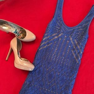 BeBe Fitted Tape Dress Size Small